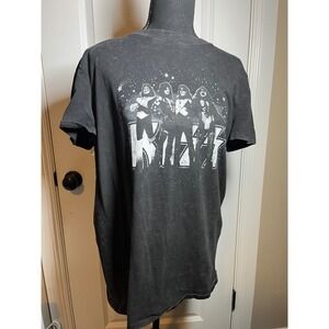 KISS  Graphic T Shirt Women's Small‎ Black Rock and Roll Tee